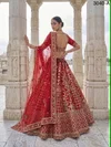 3040 A and B Gadhwal Silk Premium Bridal Lehenga Choli